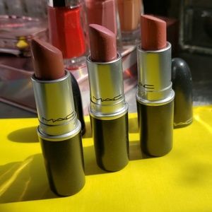 MAC Shy Girl,Brave,Kinda Sexy lipstick bundle